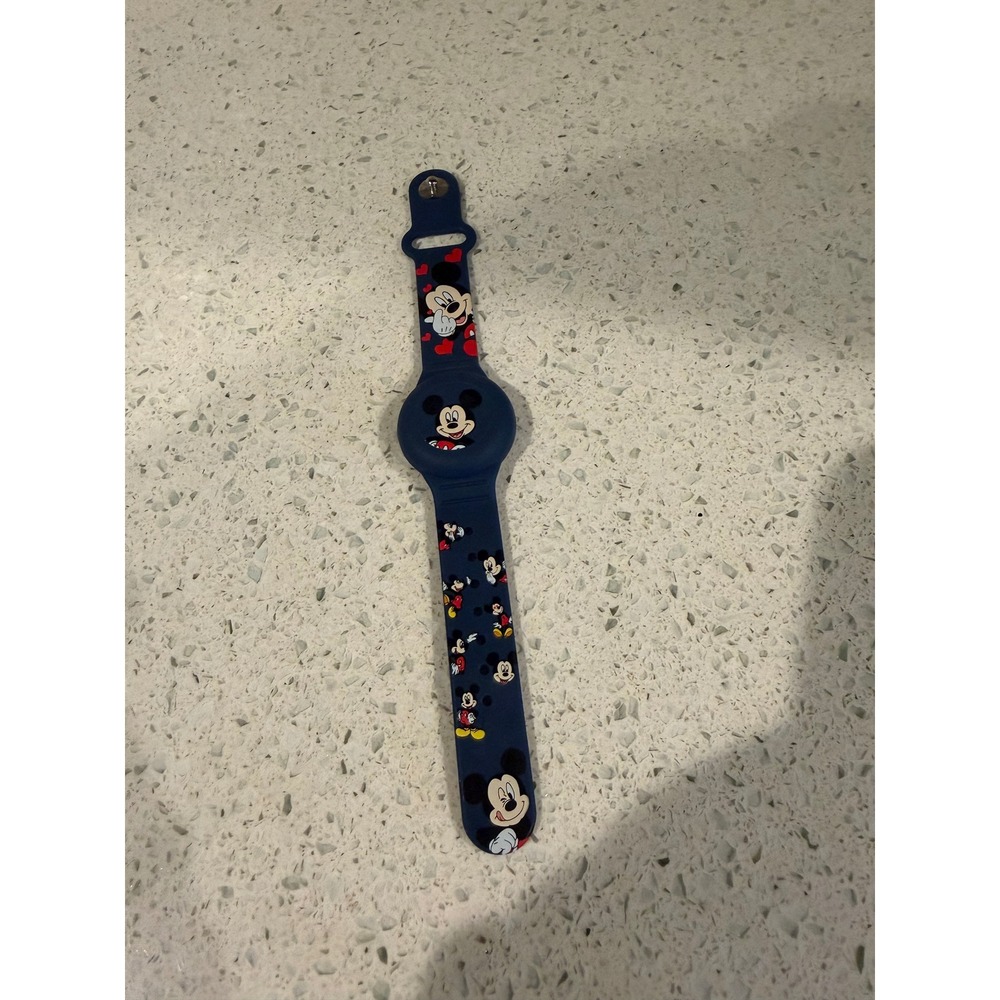 Disney Mickey Mouse Apple AirTag Wristband Blue Adjustable Universal Fit
